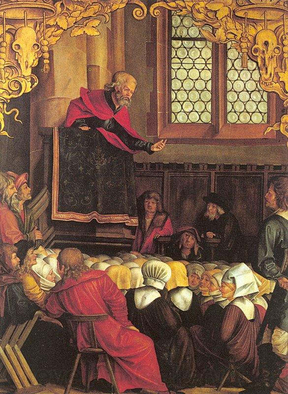 Hans Suss von Kulmbach The Sermon of St.Peter Norge oil painting art